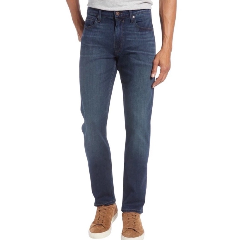 PAIGE Federal Jeans 38 Blue Cellar Straight Leg Stretch‎ Denim Made in Mexico
